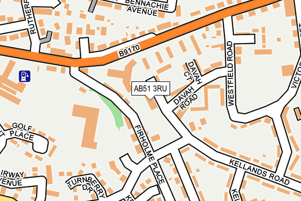 AB51 3RU map - OS OpenMap – Local (Ordnance Survey) AB51 3RU map - OS OpenMap – Local (Ordnance Survey)