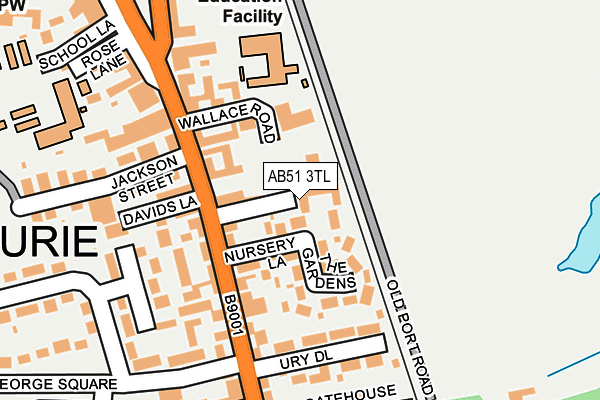 AB51 3TL map - OS OpenMap – Local (Ordnance Survey) AB51 3TL map - OS OpenMap – Local (Ordnance Survey)