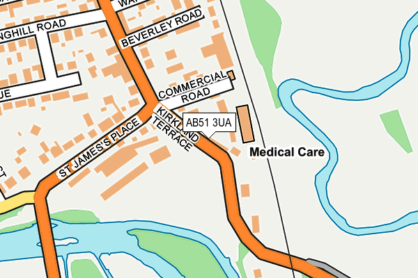 AB51 3UA map - OS OpenMap – Local (Ordnance Survey) AB51 3UA map - OS OpenMap – Local (Ordnance Survey)