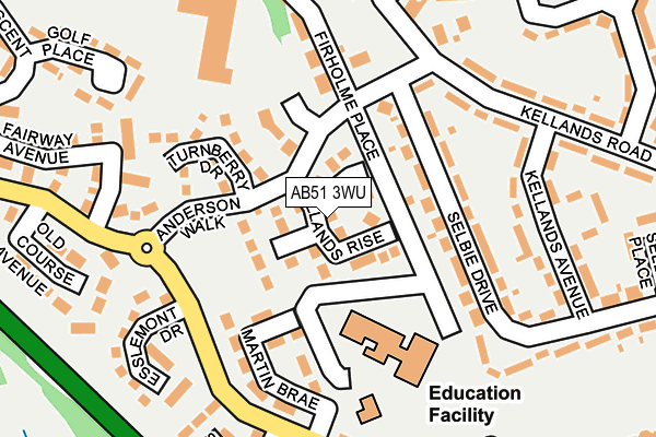 AB51 3WU map - OS OpenMap – Local (Ordnance Survey) AB51 3WU map - OS OpenMap – Local (Ordnance Survey)
