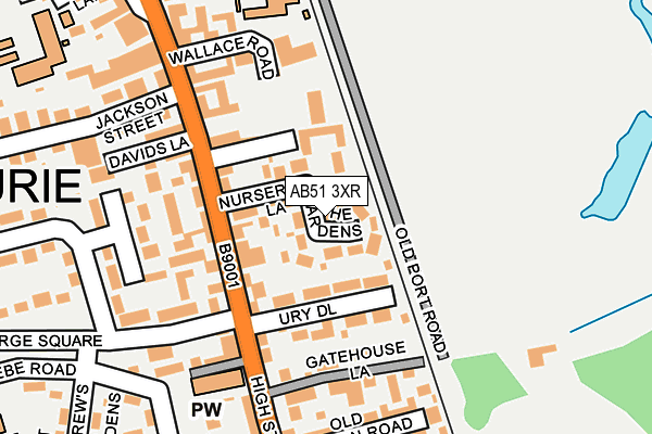 AB51 3XR map - OS OpenMap – Local (Ordnance Survey) AB51 3XR map - OS OpenMap – Local (Ordnance Survey)