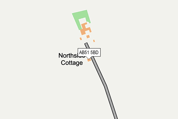AB51 5BD map - OS OpenMap – Local (Ordnance Survey) AB51 5BD map - OS OpenMap – Local (Ordnance Survey)