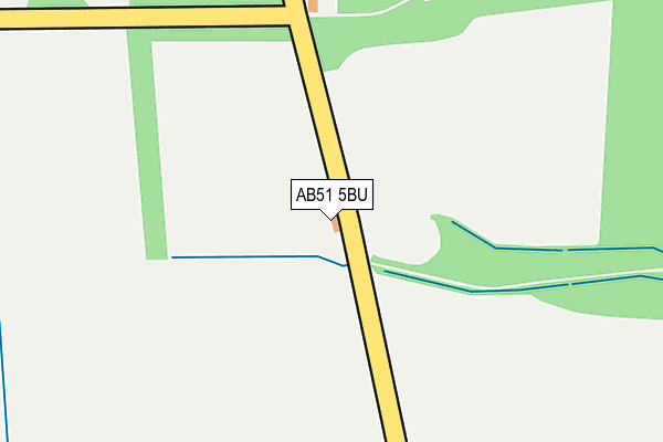 AB51 5BU map - OS OpenMap – Local (Ordnance Survey) AB51 5BU map - OS OpenMap – Local (Ordnance Survey)