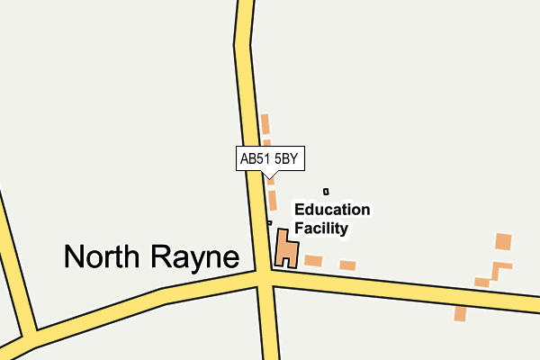 AB51 5BY map - OS OpenMap – Local (Ordnance Survey) AB51 5BY map - OS OpenMap – Local (Ordnance Survey)