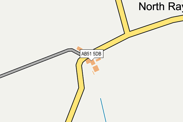 AB51 5DB map - OS OpenMap – Local (Ordnance Survey) AB51 5DB map - OS OpenMap – Local (Ordnance Survey)