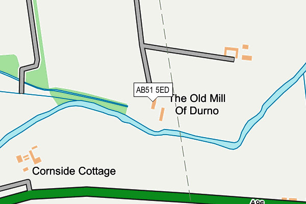 AB51 5ED map - OS OpenMap – Local (Ordnance Survey) AB51 5ED map - OS OpenMap – Local (Ordnance Survey)