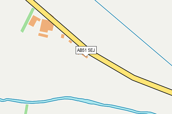 AB51 5EJ map - OS OpenMap – Local (Ordnance Survey) AB51 5EJ map - OS OpenMap – Local (Ordnance Survey)
