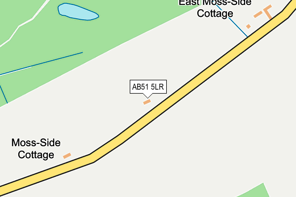 AB51 5LR map - OS OpenMap – Local (Ordnance Survey) AB51 5LR map - OS OpenMap – Local (Ordnance Survey)