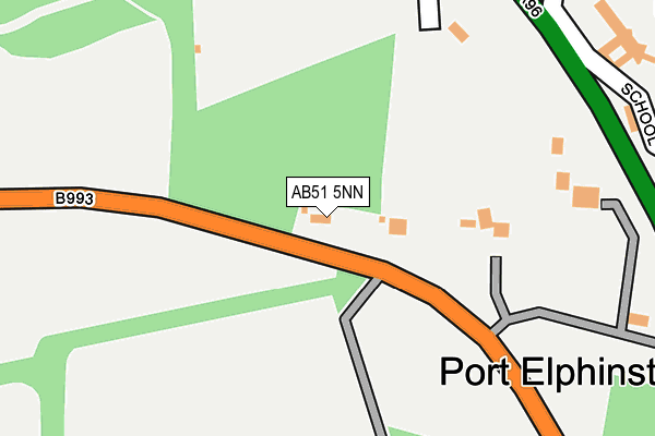 AB51 5NN map - OS OpenMap – Local (Ordnance Survey) AB51 5NN map - OS OpenMap – Local (Ordnance Survey)