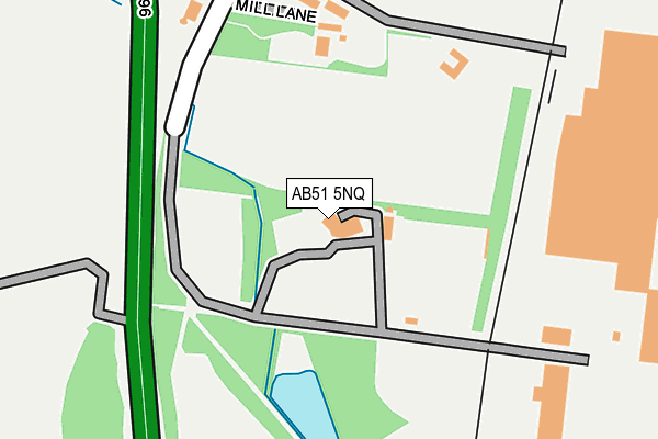 AB51 5NQ map - OS OpenMap – Local (Ordnance Survey) AB51 5NQ map - OS OpenMap – Local (Ordnance Survey)