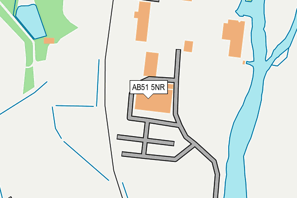 AB51 5NR map - OS OpenMap – Local (Ordnance Survey) AB51 5NR map - OS OpenMap – Local (Ordnance Survey)