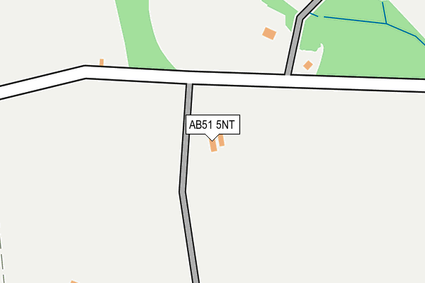 AB51 5NT map - OS OpenMap – Local (Ordnance Survey) AB51 5NT map - OS OpenMap – Local (Ordnance Survey)