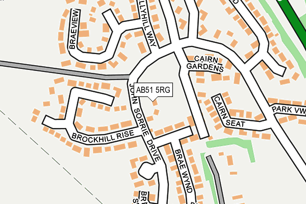 AB51 5RG map - OS OpenMap – Local (Ordnance Survey) AB51 5RG map - OS OpenMap – Local (Ordnance Survey)