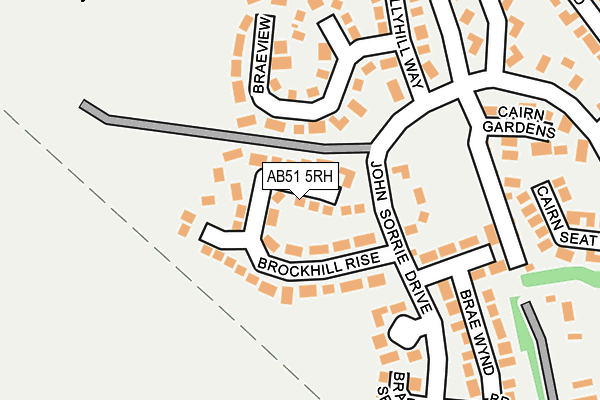 AB51 5RH map - OS OpenMap – Local (Ordnance Survey) AB51 5RH map - OS OpenMap – Local (Ordnance Survey)