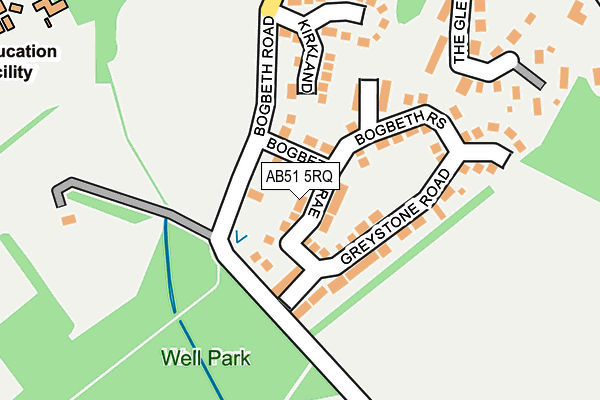 AB51 5RQ map - OS OpenMap – Local (Ordnance Survey) AB51 5RQ map - OS OpenMap – Local (Ordnance Survey)
