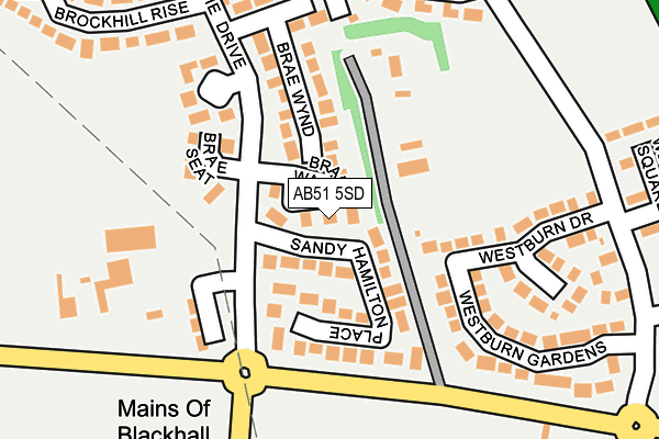 AB51 5SD map - OS OpenMap – Local (Ordnance Survey) AB51 5SD map - OS OpenMap – Local (Ordnance Survey)