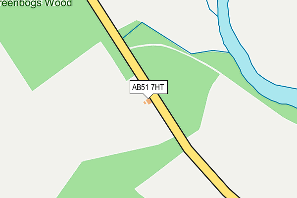 AB51 7HT map - OS OpenMap – Local (Ordnance Survey) AB51 7HT map - OS OpenMap – Local (Ordnance Survey)