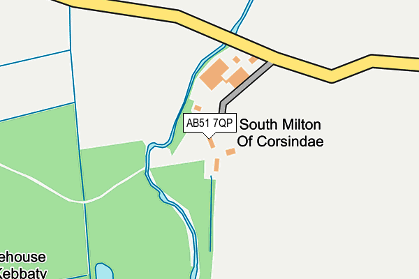 AB51 7QP map - OS OpenMap – Local (Ordnance Survey) AB51 7QP map - OS OpenMap – Local (Ordnance Survey)