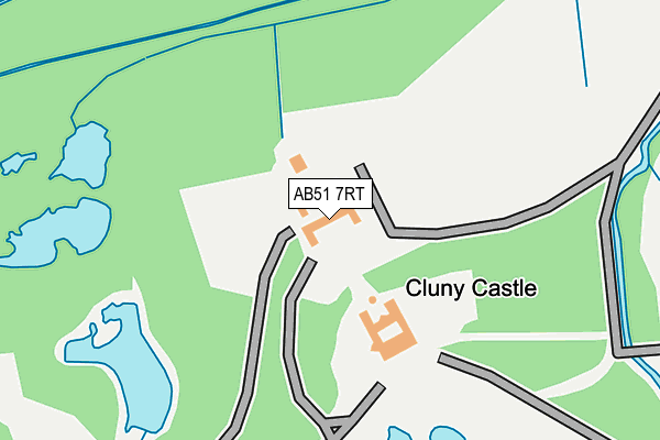 AB51 7RT map - OS OpenMap – Local (Ordnance Survey) AB51 7RT map - OS OpenMap – Local (Ordnance Survey)