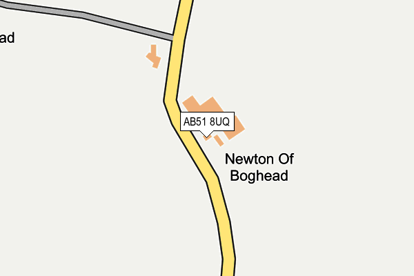 AB51 8UQ map - OS OpenMap – Local (Ordnance Survey) AB51 8UQ map - OS OpenMap – Local (Ordnance Survey)