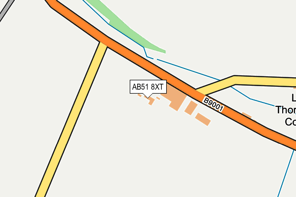 AB51 8XT map - OS OpenMap – Local (Ordnance Survey) AB51 8XT map - OS OpenMap – Local (Ordnance Survey)
