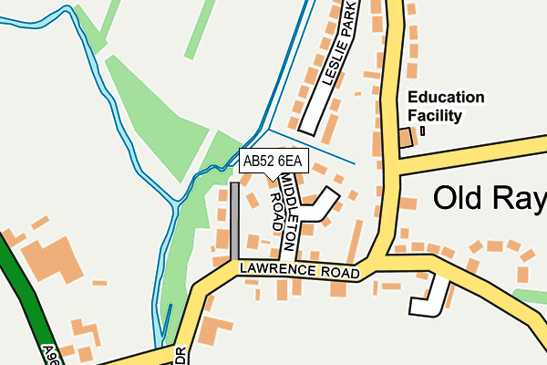 AB52 6EA map - OS OpenMap – Local (Ordnance Survey) AB52 6EA map - OS OpenMap – Local (Ordnance Survey)