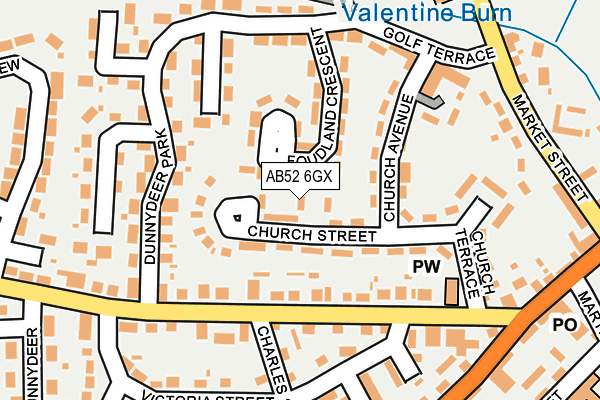 AB52 6GX map - OS OpenMap – Local (Ordnance Survey) AB52 6GX map - OS OpenMap – Local (Ordnance Survey)