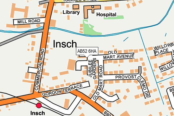 AB52 6HA map - OS OpenMap – Local (Ordnance Survey) AB52 6HA map - OS OpenMap – Local (Ordnance Survey)