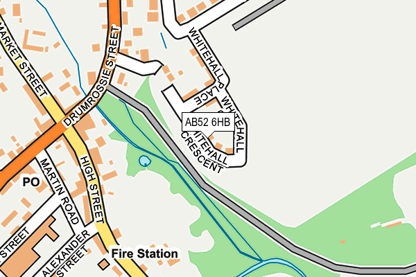 AB52 6HB map - OS OpenMap – Local (Ordnance Survey) AB52 6HB map - OS OpenMap – Local (Ordnance Survey)
