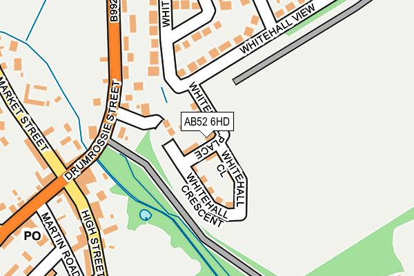 AB52 6HD map - OS OpenMap – Local (Ordnance Survey) AB52 6HD map - OS OpenMap – Local (Ordnance Survey)