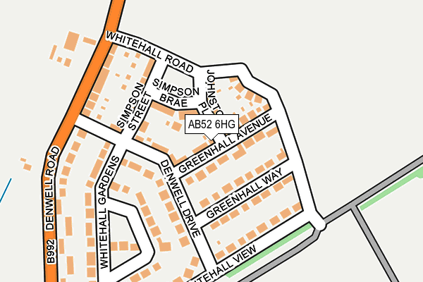 AB52 6HG map - OS OpenMap – Local (Ordnance Survey) AB52 6HG map - OS OpenMap – Local (Ordnance Survey)