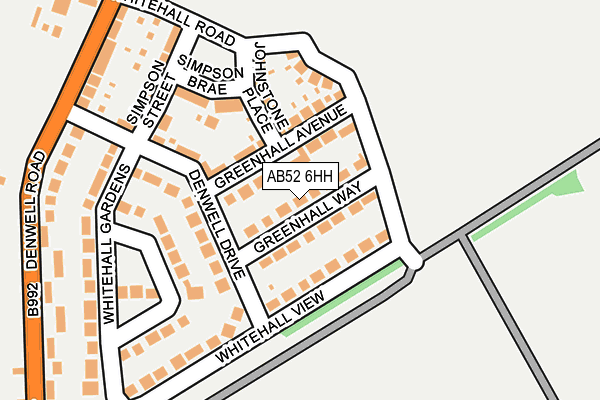AB52 6HH map - OS OpenMap – Local (Ordnance Survey) AB52 6HH map - OS OpenMap – Local (Ordnance Survey)