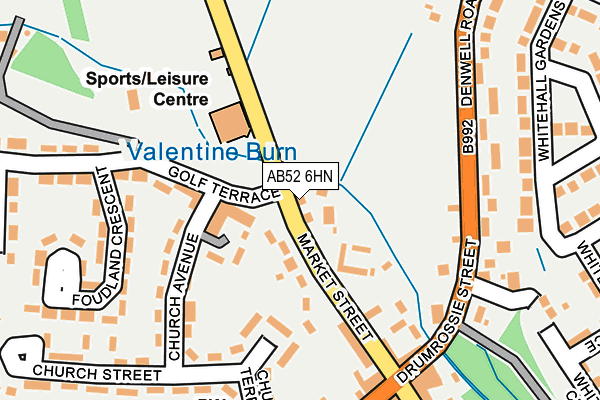 AB52 6HN map - OS OpenMap – Local (Ordnance Survey) AB52 6HN map - OS OpenMap – Local (Ordnance Survey)