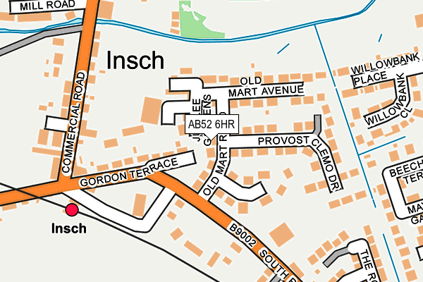 AB52 6HR map - OS OpenMap – Local (Ordnance Survey) AB52 6HR map - OS OpenMap – Local (Ordnance Survey)