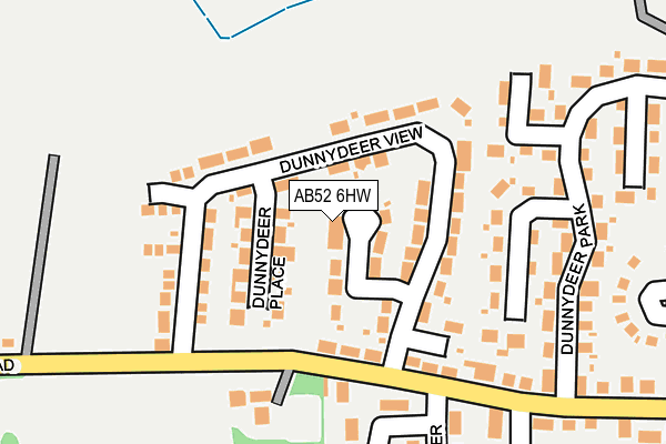 AB52 6HW map - OS OpenMap – Local (Ordnance Survey) AB52 6HW map - OS OpenMap – Local (Ordnance Survey)