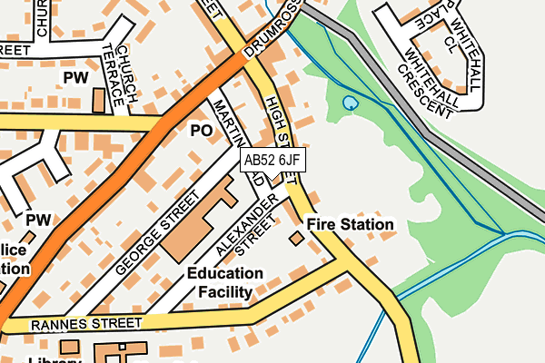 AB52 6JF map - OS OpenMap – Local (Ordnance Survey) AB52 6JF map - OS OpenMap – Local (Ordnance Survey)