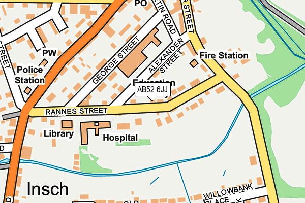 AB52 6JJ map - OS OpenMap – Local (Ordnance Survey) AB52 6JJ map - OS OpenMap – Local (Ordnance Survey)