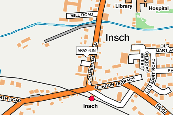 AB52 6JN map - OS OpenMap – Local (Ordnance Survey) AB52 6JN map - OS OpenMap – Local (Ordnance Survey)