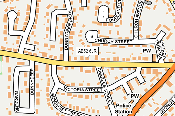 AB52 6JR map - OS OpenMap – Local (Ordnance Survey) AB52 6JR map - OS OpenMap – Local (Ordnance Survey)