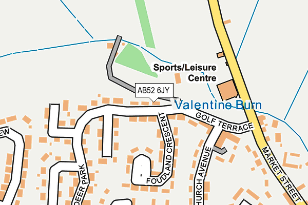 AB52 6JY map - OS OpenMap – Local (Ordnance Survey) AB52 6JY map - OS OpenMap – Local (Ordnance Survey)