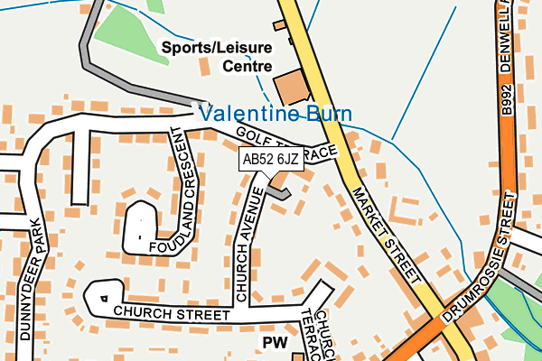 AB52 6JZ map - OS OpenMap – Local (Ordnance Survey) AB52 6JZ map - OS OpenMap – Local (Ordnance Survey)