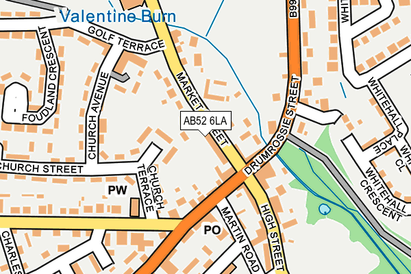 AB52 6LA map - OS OpenMap – Local (Ordnance Survey) AB52 6LA map - OS OpenMap – Local (Ordnance Survey)
