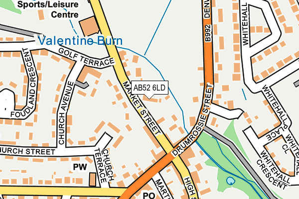 AB52 6LD map - OS OpenMap – Local (Ordnance Survey) AB52 6LD map - OS OpenMap – Local (Ordnance Survey)