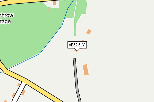 AB52 6LY map - OS OpenMap – Local (Ordnance Survey) AB52 6LY map - OS OpenMap – Local (Ordnance Survey)