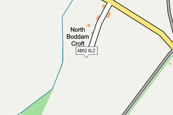 AB52 6LZ map - OS OpenMap – Local (Ordnance Survey) AB52 6LZ map - OS OpenMap – Local (Ordnance Survey)