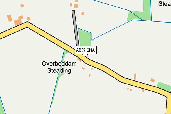 AB52 6NA map - OS OpenMap – Local (Ordnance Survey) AB52 6NA map - OS OpenMap – Local (Ordnance Survey)