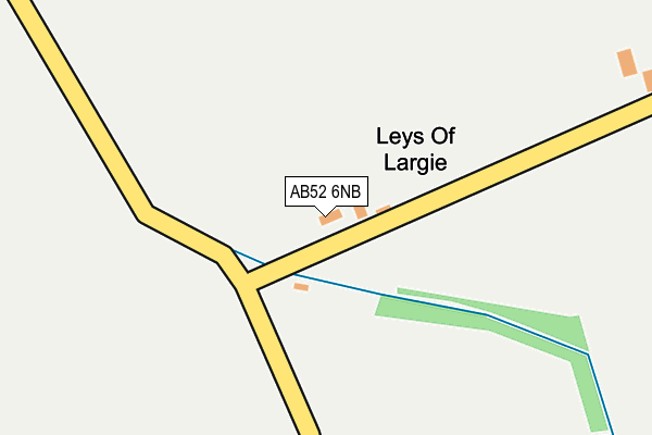 AB52 6NB map - OS OpenMap – Local (Ordnance Survey) AB52 6NB map - OS OpenMap – Local (Ordnance Survey)