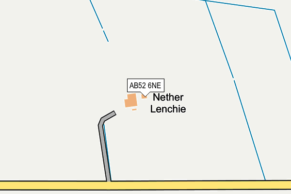 AB52 6NE map - OS OpenMap – Local (Ordnance Survey) AB52 6NE map - OS OpenMap – Local (Ordnance Survey)