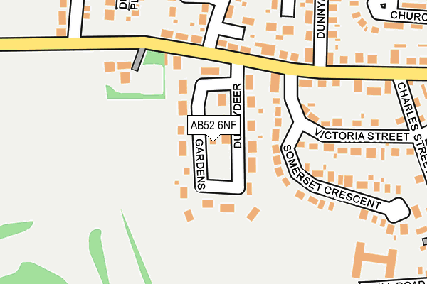 AB52 6NF map - OS OpenMap – Local (Ordnance Survey) AB52 6NF map - OS OpenMap – Local (Ordnance Survey)