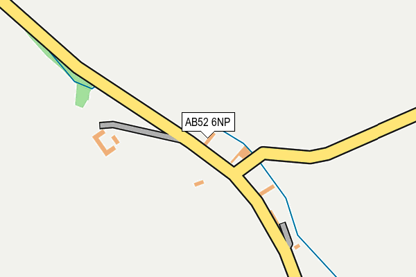 AB52 6NP map - OS OpenMap – Local (Ordnance Survey)
